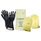 Salisbury Electrical-Insulating Glove Kit, 500V AC, 750V DC, Rubber, 11" Length, Black, Size 10 GK0011B/10 - alternate 1