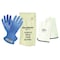 Salisbury Electrical-Insulating Glove Kit, 1,000V AC, 1,500V DC, Rubber, 11" Length, Blue, Size 7 GK011BL/7 - alternate 1