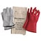Salisbury Electrical-Insulating Glove Kit, 500V AC, 750V DC, Rubber, 14" Length, Red, Size 8 GK0014R/8 - alternate 1