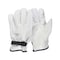 Condor Electrical-Insulating Glove Protectors, Goatskin, 10" Length, White, Size 10 3RNA1 - alternate 4