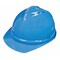 Msa Front Brim Hard Hat, Type 1, Class C, Ratchet (6-Point), Blue 10034028