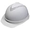 Msa Safety Hard Hat, V-Gard 500, Polyethylene, 6 Point Ratchet, Type 1, Class C, White 10034027 - alternate 1