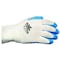 Mcr Safety Coated Gloves, Latex, Textured, Palm, Not Tested Abrasion Level, White, L (9) 1 PR 9680L - alternate 3