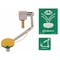 Haws Plumbed Eyewash, Counter Mount, Plumbed, 6 in H., 11 1/2 in W 7611 - alternate 3