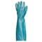 Honeywell North Chemical Resistant Gloves, Nitrile, 18 in L, 25 mil, Green, 9, 1 PR LA258G/9 - alternate 4