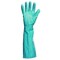 Honeywell North Chemical Resistant Gloves, Nitrile, 18 in L, 25 mil, Green, 9, 1 PR LA258G/9 - alternate 3