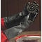 Showa Chemical Resistant Gloves, Butyl, Viton(R), Smooth Full, Beaded, Black, 9, 1 PR 892-9 - alternate 2