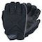 Damascus Gear Law Enforcement Glove, Cowhide Leather Palm, 8" Length, Hook-and-Loop Cuff, Full Finger, Black MX 30 MEDIUM - alternate 1