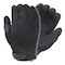 Damascus Gear Law Enforcement Glove, Clarino(R) Synthetic Leather Palm, 8" Length, Hook-and-Loop Cuff, Black DPG125 LARGE - alternate 1