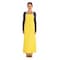 Ansell Bib Apron, Neoprene, Yellow, 45 in, Universal 56-400 - alternate 1
