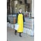 Ansell Bib Apron, Neoprene, Yellow, 45 in, Universal 56-400 - alternate 4
