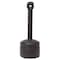 Justrite 1 Gal. Smokers Cease-Fire Cigarette Receptacle, Black 26806D - alternate 4