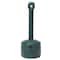 Justrite Smokers Cease-Fire Cigarette Receptacle, 1 gal., Green 26806G - alternate 1