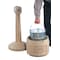 Justrite 4 gal Smokers Cease-Fire Cigarette Receptacle, 38-1/2 in H x 16-1/2 in Dia, Pewter 26800 - alternate 2