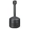 Justrite 4 gal Smokers Cease-Fire Cigarette Receptacle, 38-1/2 in H x 16-1/2 in Dia, Pewter 26800 - alternate 3