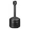Justrite 4 gal Smokers Cease-Fire Cigarette Receptacle, 38-1/2 in H x 16-1/2 in Dia, Black 26800D - alternate 1