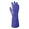 Showa KV660 Chemical Resistant Gloves, PVC, 12 in L, 22 mil, Blue, XL, 1 PR KV660XL-10 - alternate 1