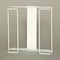Zoro Select Glove Dispenser, Enamel Coated Steel Wire, Holds (2) Boxes , White , 10-1/2 in H x 11 in W x 4 in D 6GKY1 - alternate 6