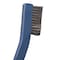 Techspray 3/8 in W Scratch Brush, Stiff, 6 7/16 in L Handle, 1 3/16 in L Brush, Gray, Aluminum 2043-1 - alternate 1
