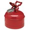 Eagle Mfg Liquid Disposal Safety Can, Galvanized Steel, 2.5 gal, Flame Arrester, Red, Flammables 1423 - alternate 1