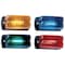 Federal Signal Warning Light, Blue, LED, 12V DC, 80 FPM, Not Applicable Dia., Surface LP1-012B - alternate 1
