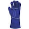 Mcr Safety Left Hand Only Welding Glove, Hemmed Cuff, Wing Thumb, Leather Cowhide, L 4600LH - alternate 2