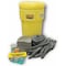 Enpac Spill Kit, 62 gal Volume Absorbed per Kit, 157 gal Capacity, Drum, Yellow, 140 1397-YE - alternate 1