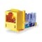 Hubbell Premise Wiring Jack, Yellow, Cat6, Rj45 HXJ6Y - alternate 1