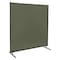 Steiner Welding Screen, Vinyl, 8 ft. W., 6 ft. H., 12 oz/sq yd, 350 Degrees F Withstand Temp., With Grommet 501-6X8 - alternate 1
