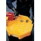 Ultratech Drum Funnel, Lockable, Yellow / Yellow, No Flame Arrester, 23 5/8 in x 5 1/2 in 482 - alternate 4