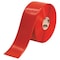Mighty Line Floor Marking Tape, vinyl, No Legend, Red, 4 in W., 55 mil Thickness 4RR - alternate 1