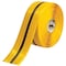 Mighty Line Floor Marking Tape, No Legend, Black, Yellow, 4 in W. 4RYBLKCTR - alternate 1