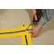 Mighty Line Floor Marking Tape, No Legend, Black, Yellow, 4 in W. 4RYBLKCTR - alternate 2