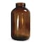 Qorpak Bottle Wide Mouth Glass 16 Oz Amber, PK12 GLA-00925 - alternate 1