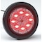 Maxxima Clearance Light, LED, Red, Round, 2-1/2 Dia AX10RCG-KIT - alternate 3