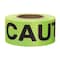 Zoro Select Barricade Tape, Caution, Fluorescent Orange, 3 in Wide x 500 ft Length, Vinyl, 3 mil B3530OG16-200 - alternate 2