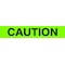 Zoro Select Barricade Tape, Caution, Fluorescent Orange, 3 in Wide x 500 ft Length, Vinyl, 3 mil B3530OG16-200 - alternate 3