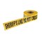 Zoro Select Barricade Tape, Sherrifs Line Do Not Cross, Yellow, 3 in Wide x 1,000 ft Length, Polyethylene RB3103Y822-200 - alternate 1