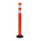 Zoro Select Delineator Post, Polyurethane, High-Intensity Prismatic, 36" Height, 3.5 lb, Orange 04-736 - alternate 3