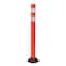 Zoro Select Delineator Post, Polyurethane, High-Intensity Prismatic, 36" Height, 3.5 lb, Orange 04-736 - alternate 2