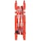 Zoro Select Barricade, Polyethylene, Engineer, 43 in Height, 90 in Length, 15 lb, Red 2770-00001 - alternate 3