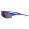 Smith & Wesson Equalizer, Safety Glasses, Anti-Scratch, Blue Mirror Lens, Blue Frame, Half-Frame 21301 - alternate 1