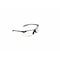 Uvex A900, Safety Glasses, Anti-Scratch, Clear Lens, Gray Frame, Half-Frame A900 - alternate 2