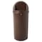 Rubbermaid Commercial Marshal 15 gal Round Indoor Plastic Can, Brown, None, Plastic, Not Applicable FG816088BRN - alternate 5