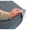 3M Entrance Mat, Vinyl, 1/2" Thick, Gray, 3 ft W x 5 ft L 8100 - alternate 2