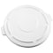 Rubbermaid Commercial BRUTE(R) 44 gal Trash Can Lid, Flat White, Resin, 0 Openings 24 1/2 in W/Dia FG264560WHT - alternate 6