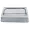 Rubbermaid Commercial Slim Jim(R) 23 gal Trash Can Lid, Swing Gray, Resin, 1 Openings 11 1/4 in W/Dia FG267360GRAY - alternate 6