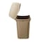 Rubbermaid Commercial Ranger(R) 35 gal Square Outdoor Can, Beige, None, Plastic, 21 1/2 in FG843088BEIG - alternate 3