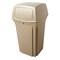 Rubbermaid Commercial Ranger(R) 35 gal Square Outdoor Can, Beige, None, Plastic, 21 1/2 in FG843088BEIG - alternate 1