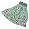 Rubbermaid Commercial 5in String Wet Mop, 22oz Dry Wt, Side Gate Connect, Loop-End, Green, Cotton/Synthetic, FGA25206GR00 FGA25206GR00 - alternate 1